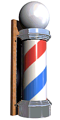 A barber's pole